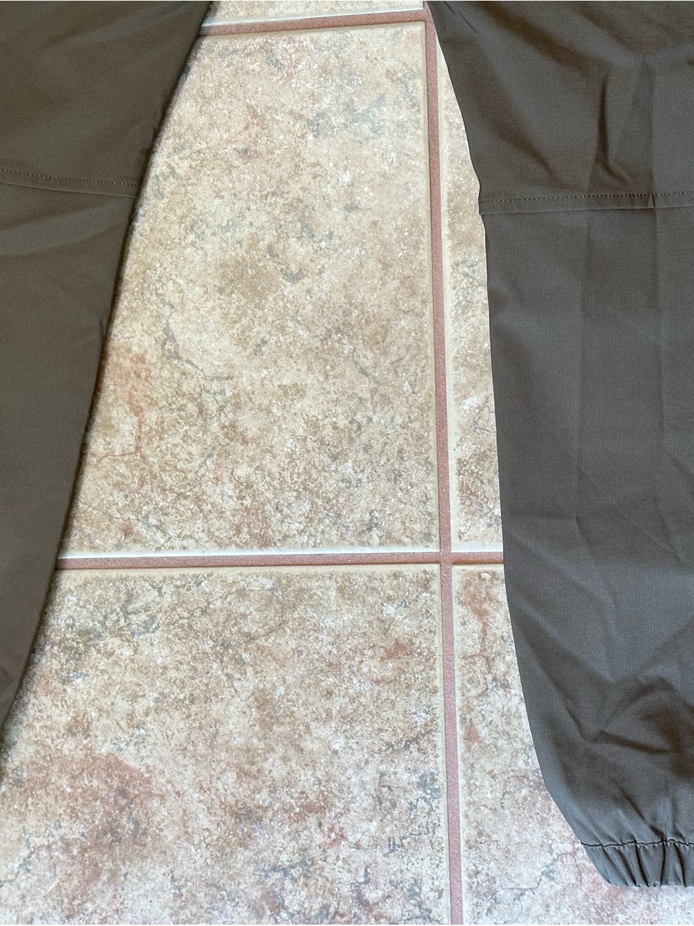 Stone Falcon Brown Cargo Joggers Pants Men's Medium Stretch Nylon Cinch A8-068 - Picture 8 of 16